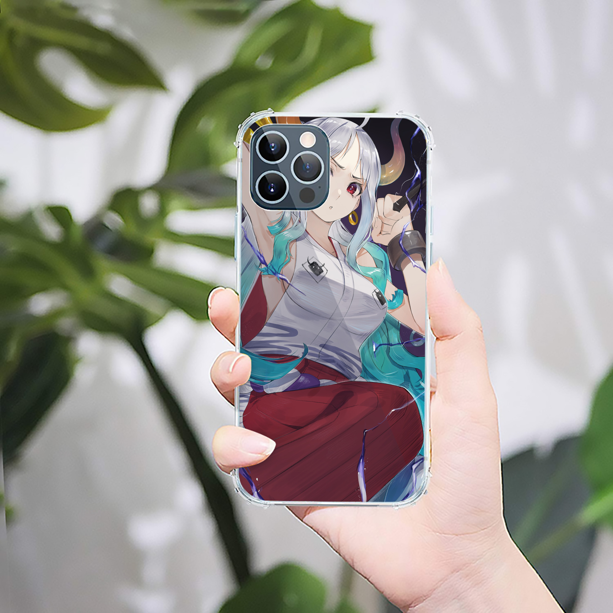 （画像用） ワンピース ONE PIECE 【iPhone 12シリーズ対応】透明スマホケース（クリアソフトケース）
